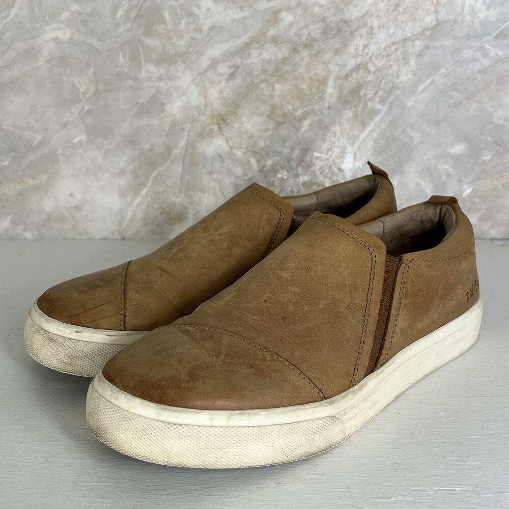 Taos Sneakers Women's US 8 Brown Twin Gore Lux Footwear Leather Slip On